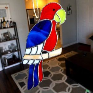 Stained Glass Parrot